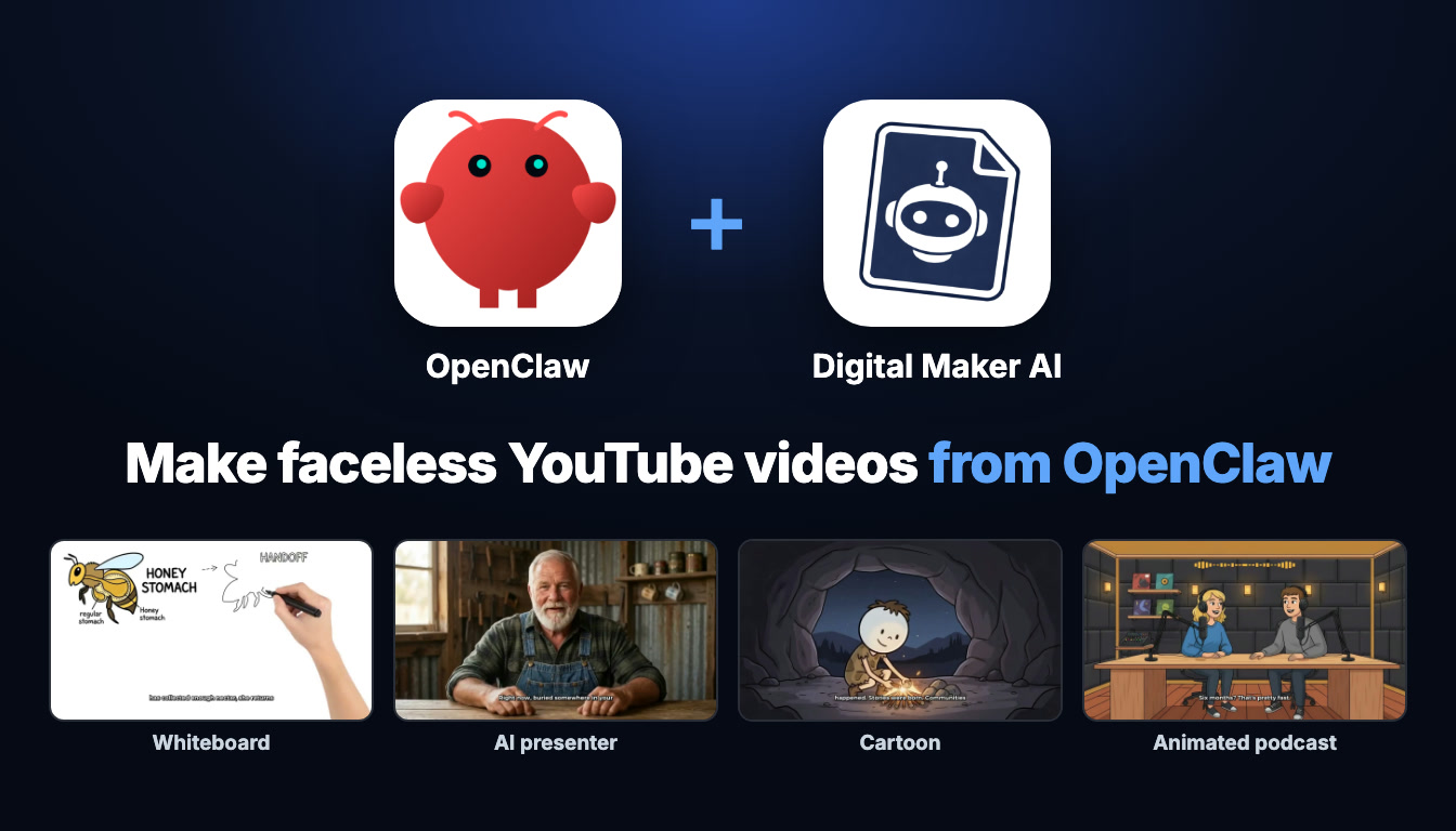 OpenClaw MCP: Make Whiteboard and Short Videos by Asking